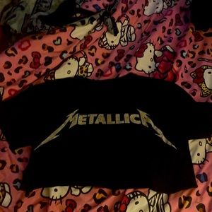 Metallica cropped tee